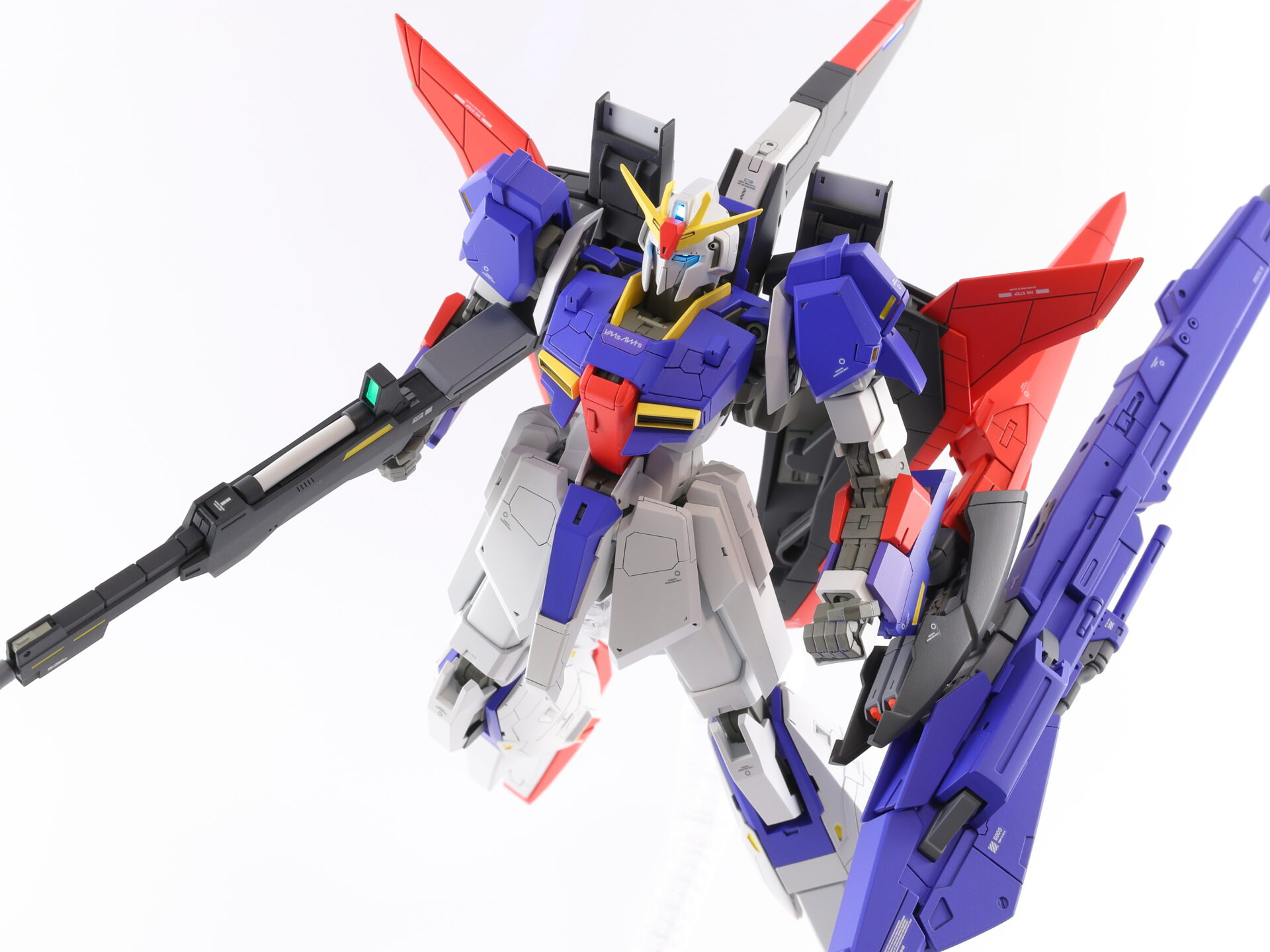 1/144 Zガンダム HGUC Zガンダム 改造 ガンプラ改造完成品 塗装済み 